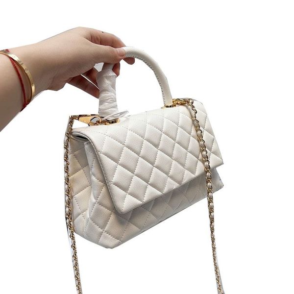 

9a classical handle totes womens designer bags coco caviar calfskin quilted matelasse chain single flap vanity cosmetic outdoor sacoche purs