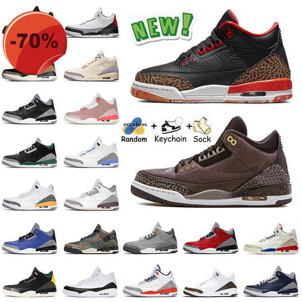 

sandals 2022 new arrival 3 3s basketball shoes jorda animal instinct 2.0 muslin tv kumquat dark iris court purple black cement womens mens