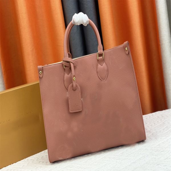 

tote bag embossed leather handbag single-shoulder large capacity women's bag