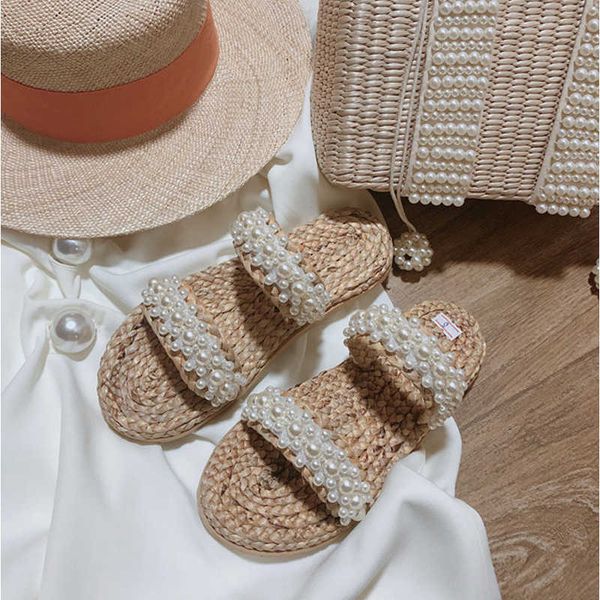 

totes straw bag ins style national style colored fur ball tassel straw handbag beach vacation messenger bag 0222v23