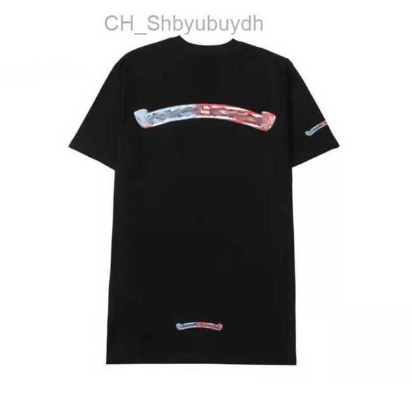 

t men's luxury shirt fashion brand tees men women sanskrit letter couple t-shirt sweatshirt horseshoe flower short sleeve polos cross, White;black