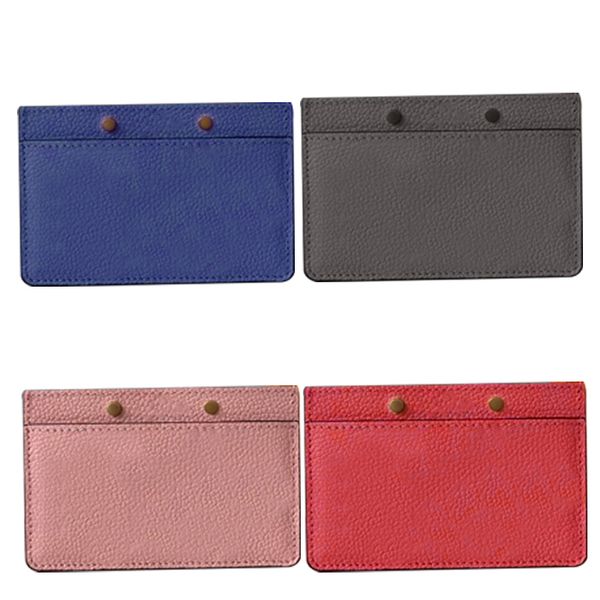 

card holder wallets key purse luxurys designers holders single handbag men women's coin genuine leather wallet black lambskin mini pock, Brown;gray