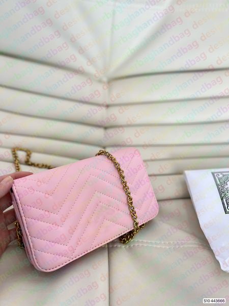 

fashion marmont women luxurys designers bags genuine leather woman purse key card wallet handbag messenger crossbody shoulder bag totes back