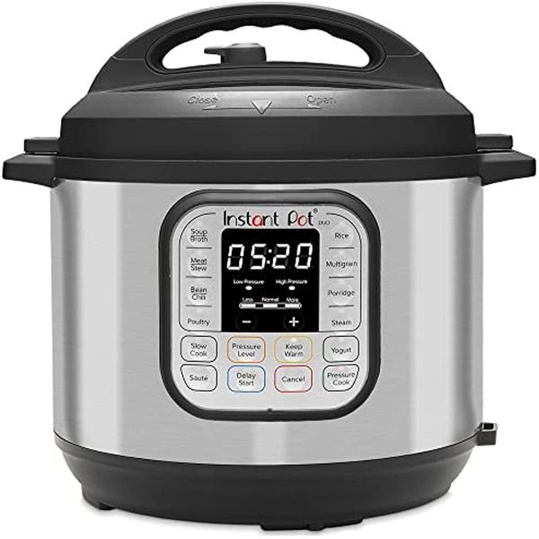 

instant pot duo 7-in-1 electric pressure cooker steamer warmer and sterilizer, includes app with over 800 recipes 6 quart