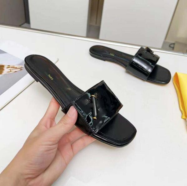 

women paris designer slippers wedge pattern embroidery fashion letters beach casual slides flip flops ladies platform thick bottom, Black