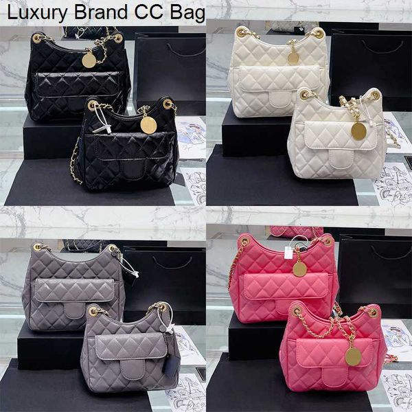 

cc shoulder bags 9a quality channel montecarlo hobo bag calfskin real leather 21cm 25cm women dersigner luxury fashion shoulder crossbody ha