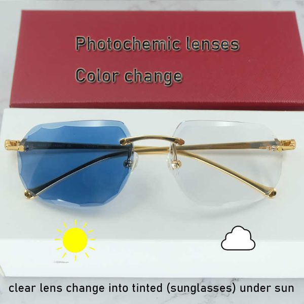 

pchromic lenses sunglasses diamond cut color sun glasses two colors shades new fashion factory sun glasses 70%off, White;black