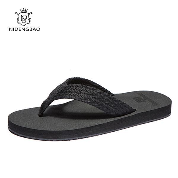 

slippers large size 50 summer men slippers flat comfortable men's flip flops casual shoes summer beach sapatos hembre sapatenis masculi, Black