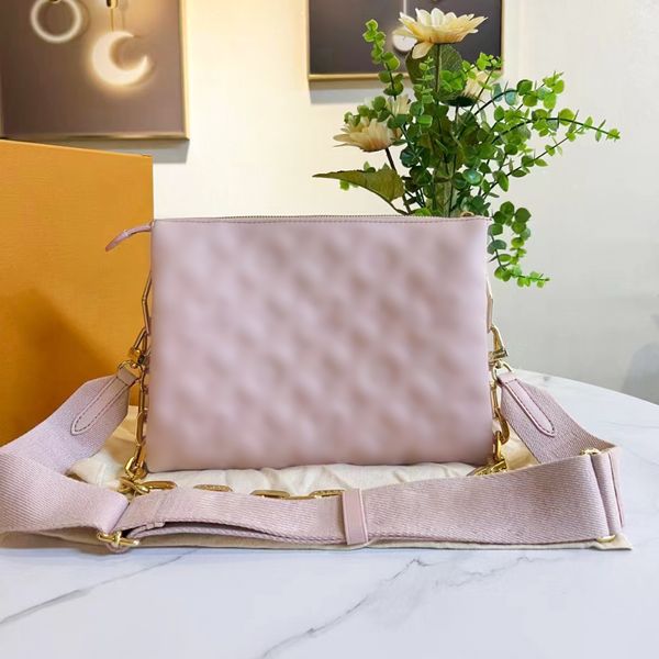 

m57790 coussin genuine leather crossbody bags luxury women's mens designers clutch bag tote pochette coussin square handbags embossed t