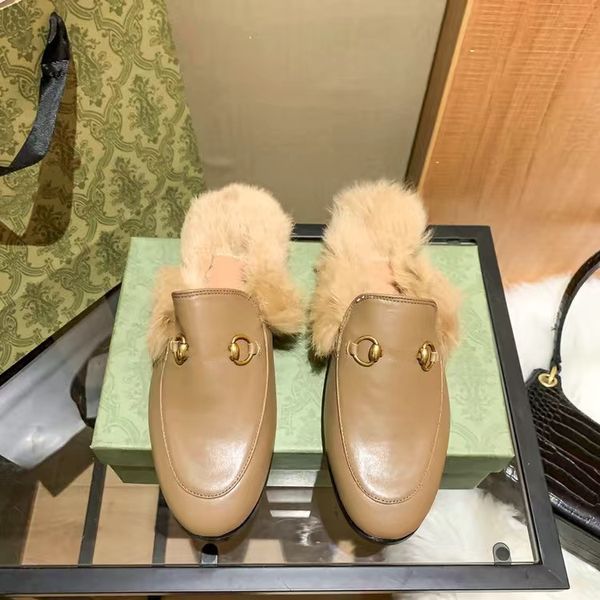 

designer mules slipper women loafers genuine leather sandals horsebit half drag princetown metal chain cowhide men slides trainer 01, Black