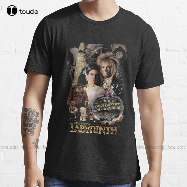 

women's t shirt not long at all the labyrinth film idol art gift for fans halloween shirt custom aldult teen fashion funny 230222, White
