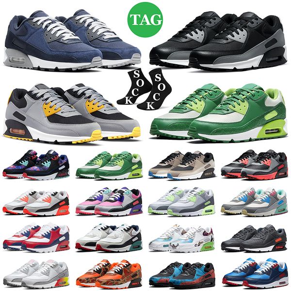 

max 90 running shoes 90s men women outdoor sports sneakers mens trainers triple black white camo cool grey supernova volt pink