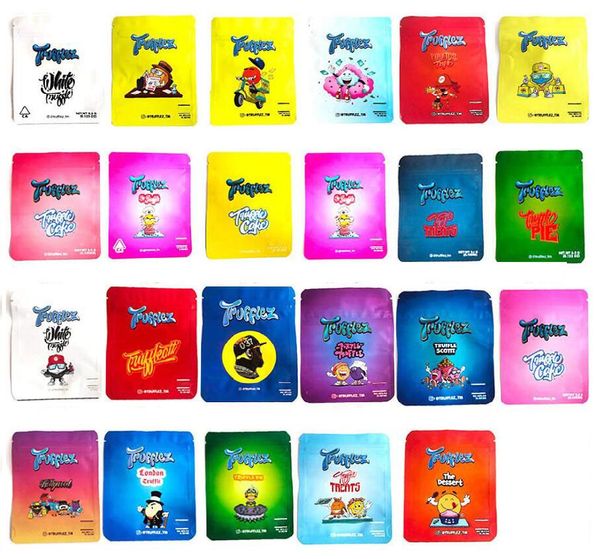 

mylar bags 3.5g resealable plastic zipper packaging bag pie cake