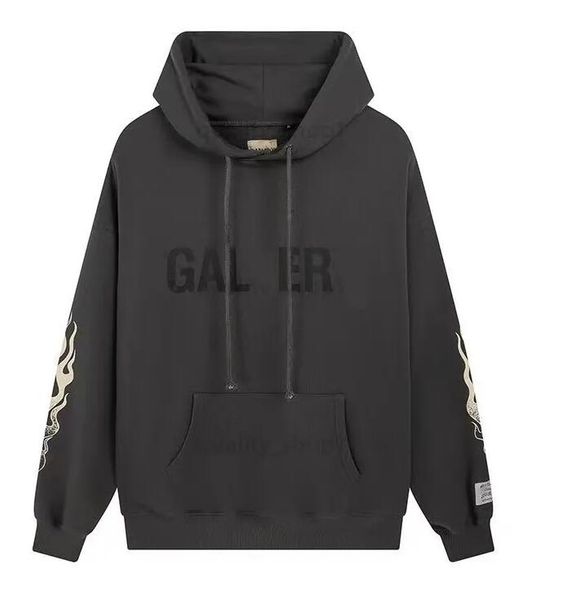 

men's graffiti hoodies sweatshirts designer galleries gary painted used letters printed loose casual fashion men and women low price di, Black