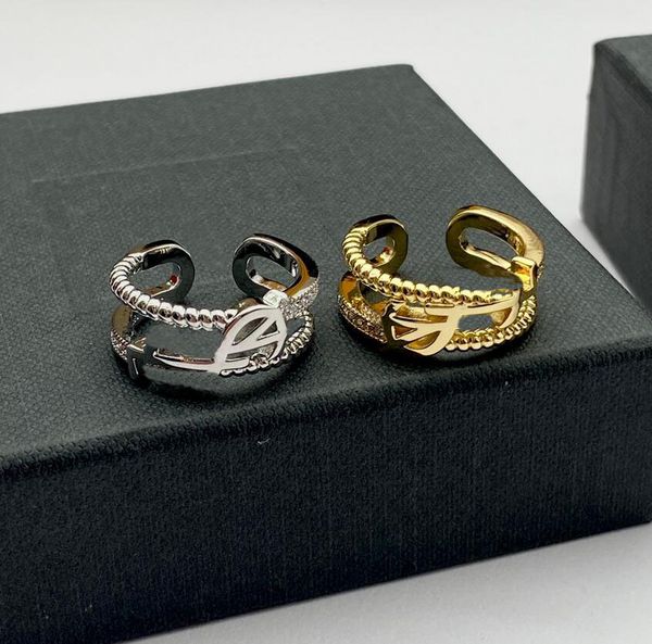 

fashion gold silver plated y band rings bague for men women classic designer letter ring female couple's ring party jewelry anniversary