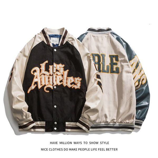 

women's jackets patchwork spring autumn embroidery baseball jacket women's coat men's couple bomber boyfriend style varsity h, Black;brown