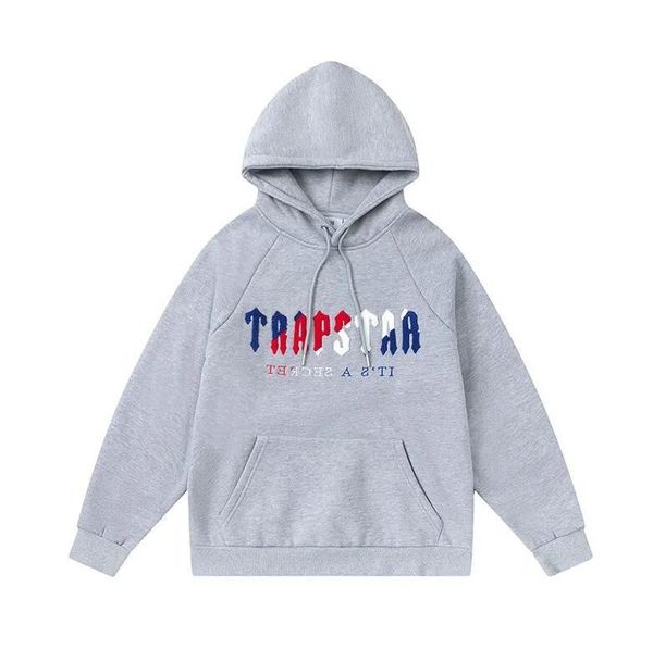 

cp men's tracksuits 2023 hoodies trapstar street trend towel embroidery designer fleece sweatshirts men women pullover sweatpants suits, Gray