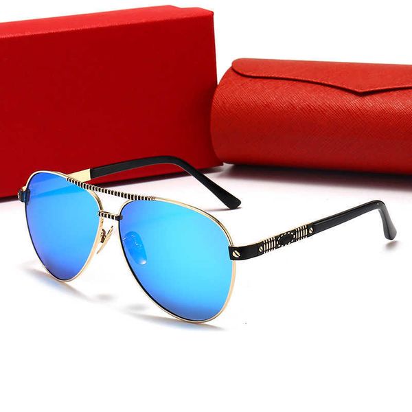 

luxury sunglasses designer carti glasses net red same men and women polarized fashion leisure travel driving 0801, White;black