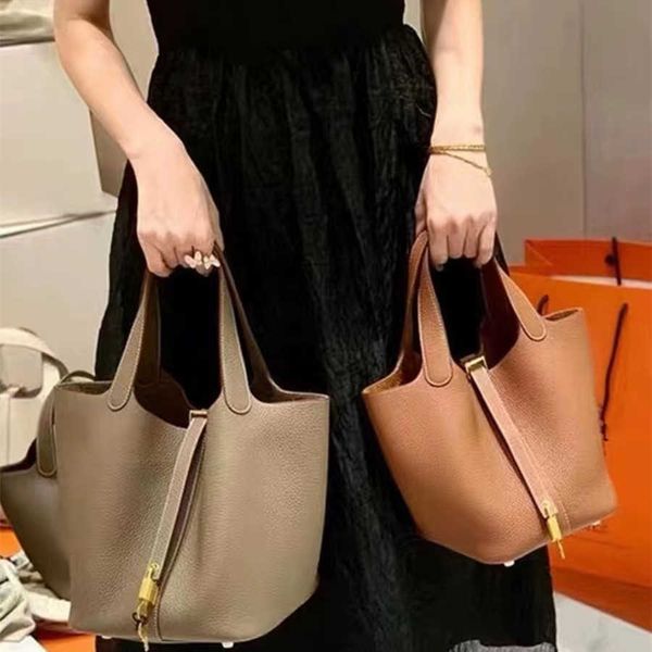 

designer herme picotin lock bags online outlet 2023 autumn and winter new style vegetable basket bucket bag le