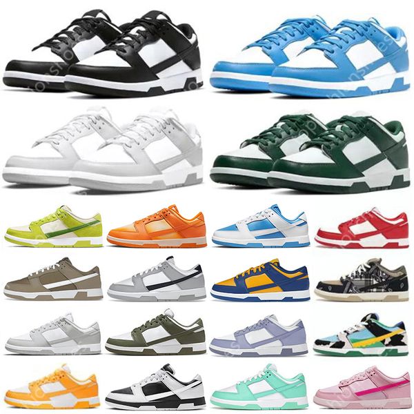 

2023 og 2023 running shoes for men women sneakers panda black white unc pn dust green sail grey fog syracuse michigan triple pink green kent