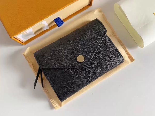 

7a women purse starlight with box designer fashion genuine leather all-match ladies single zipper classic purses leather wallets womens wall, Red;black