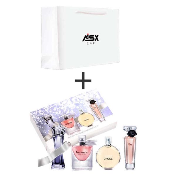 

fragrance recommend women's perfume tiktok four piece set lasting fragrance flower gift box lady