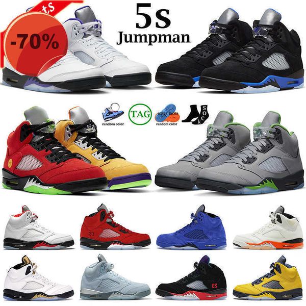 

boots basketball shoes sports sneakers concord green bean racer blue raging red for men 5s 5 jumpman what the stealth 2.0 shattered bac, Black
