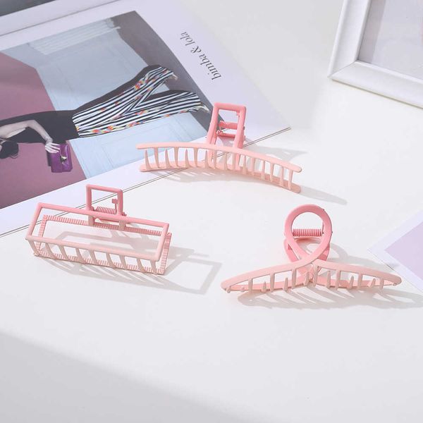 

hair clips barrettes princess pink metal geometric hair claw barrettes elegant hair clip crab hollow out hairpin headwear women girl hair ac, Golden;silver