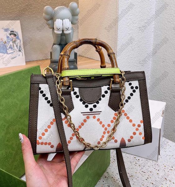

5A Bamboo Diana Hadbags Women Shoulder Bags Newest Fashion Designer Crossbody Totes Classic Letter with High Quality cross body, Brown-21cm