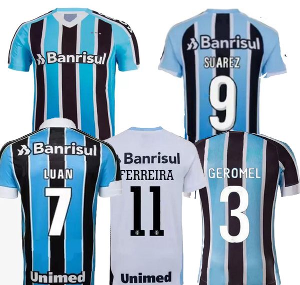 

gremio soccer jerseys customized 23-24 home thai quality custome yakuda accepted sports jersey luan 7 everton 11 geromel 3 edilson 2 kannema, Black;yellow
