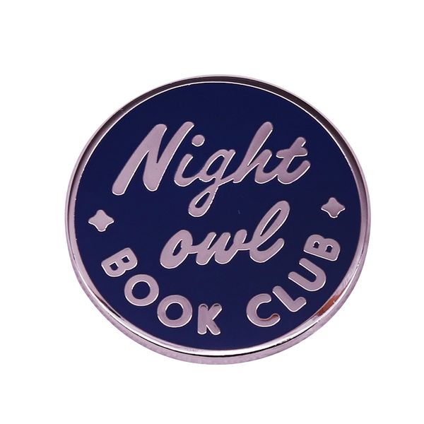 

book lover enamel pin ideal gift for all literary fans or cool book club, Blue