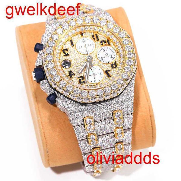 

fashion iced out watchesmens wrist luxury round cut lab gr ddgu 0bqt, Slivery;golden