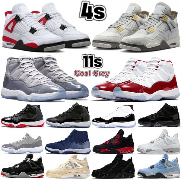 

2023 og 2023 sail 11 11s mens basketball shoes sneakers pn dust cherry cool grey concord university blue fire red oreo bred black cat white