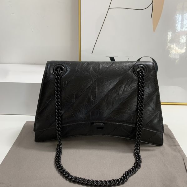 

classic designer crush bag women totes bags handbag shopping shoulder fashion chain cross body half moon luxury genuine leather purse wallet