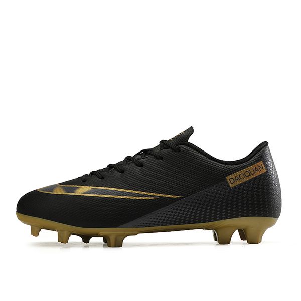 

safety shoes men lowprofessional soccer antislip kids grass training football boots ultralight fgtf nonslip chuteira 230222, Black;brown
