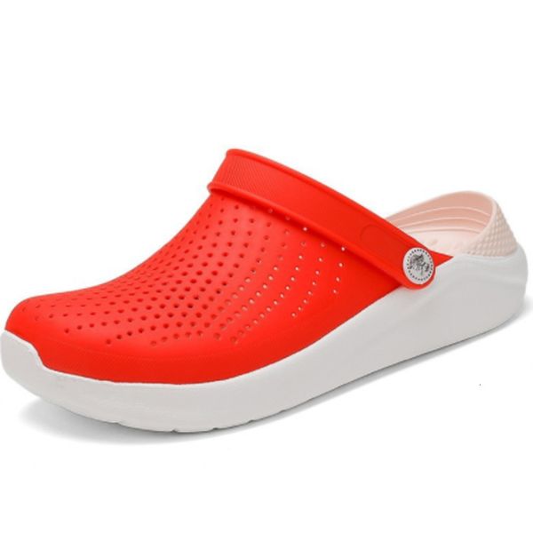 

arrival croc clogs summer shoes summer beach sandals men crock flat hole shoes mans swimming slipper sandalias mx200528, Black