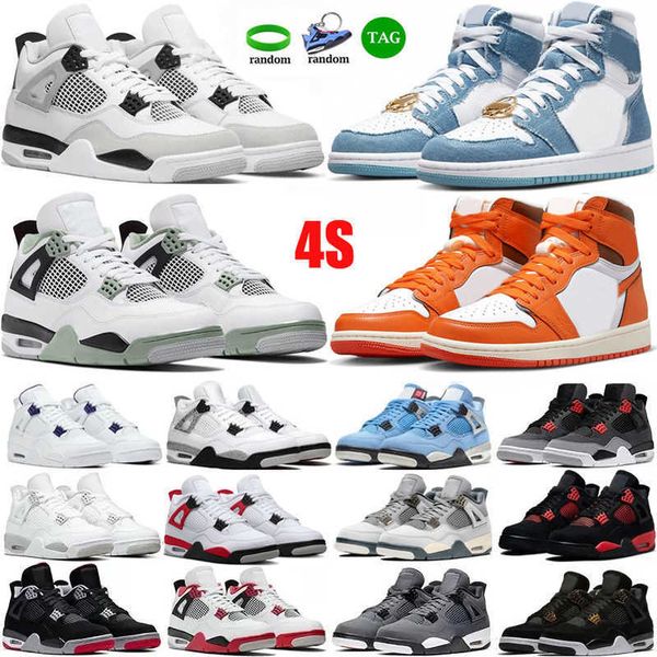 

4 4s 1 men women basketball shoes starfish 1s military black outdoors travis scotts lows sneakers seafoam black cat men sneakers sports eur