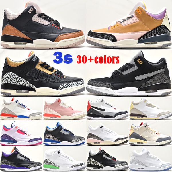 

jumpmans 3 3s men women basketball shoes classic leather designer desert elephant winterized archaeo brown black cement neapolitan outdoor s
