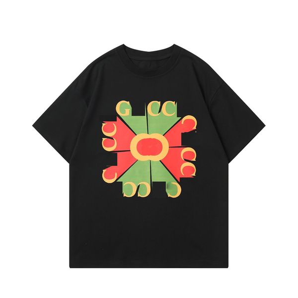 

men's mens t shirt womens designer tee summer breathable luxurys 230g double cotton t shirts printing tee wholesale clothing poly cotto, White;black