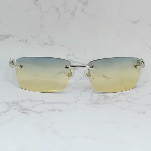 

luxury square sunglasses buffalo horn mens brand designer sunglass vintage rimless buffs women sun glasses new fashion factory sun glasses 7, White;black