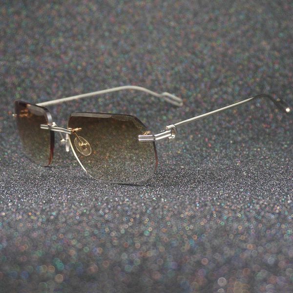 

decorative glasses luxury men's sunglasses diamond cut eyewear for women sunglass new fashion factory sun glasses 70%off pv9l, White;black