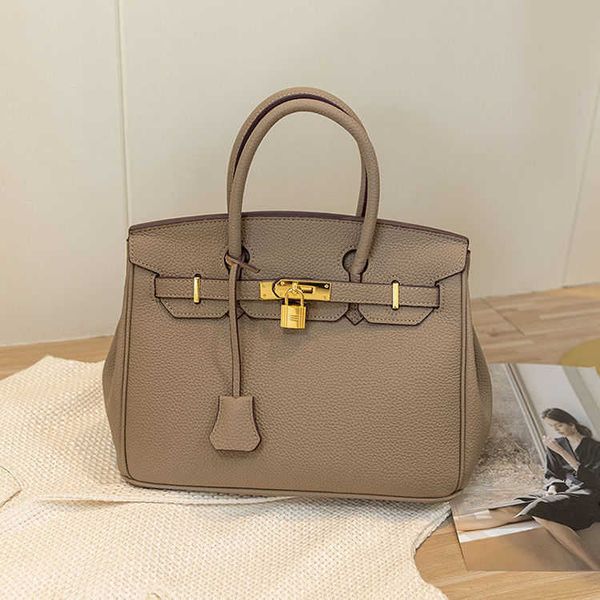 

designer herms lychee pattern for women 2022 winter fashion women's large capacity hand shoulder bag