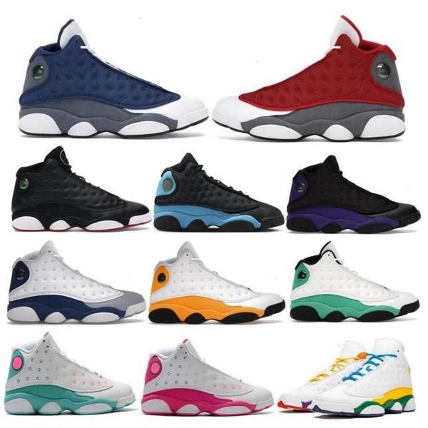 

jumpman 13 13s playoffs basketball shoes men women gym red flint grey french black university blue green pink 2023 trainers sneakers