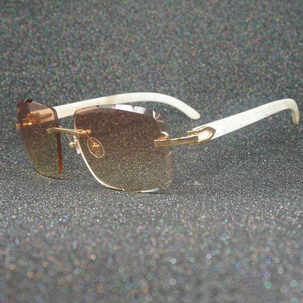 

c sunglasses for men edge vintage white buffalo horn decorative glasses luxury woman man new fashion factory sun glasses 70%off 3qqr, White;black