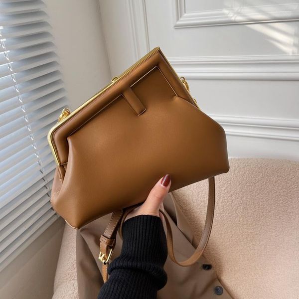 

bags vintage for women leather shell crossbody bag quality luxury handbag fashion small party shoulder woman