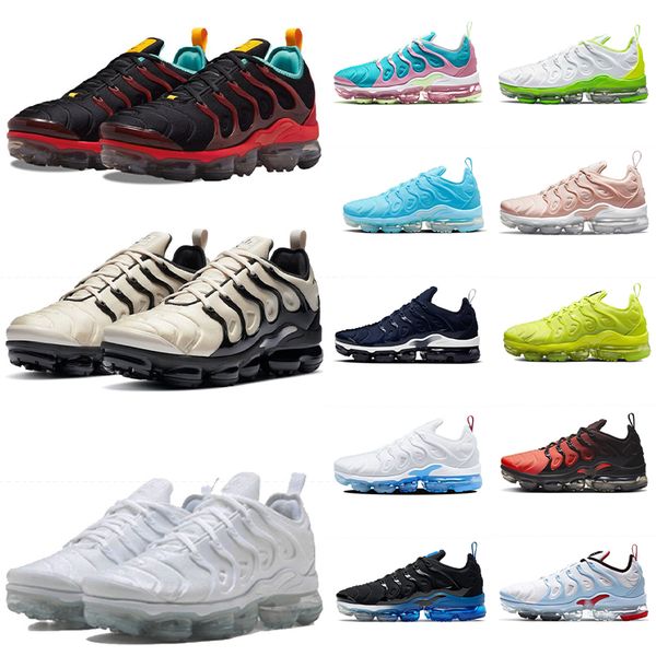 

2023 breathable tn plus running shoes for men women triple black white fresh atlanta rainbow bred game royal mens trainers sports sneakers