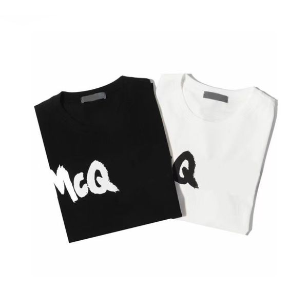 

designer cotton combed 30s organic cotton fabric mens letter print t shirts luxury black fashion summer short sleeve wholesale t shirts size, White;black