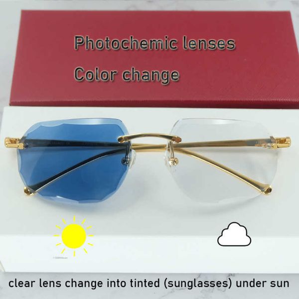 

pchromic lenses sunglasses diamond cut color sun glasses two colors shades womens mens goggle senior eyewear eyeglasses sunglasses, White;black
