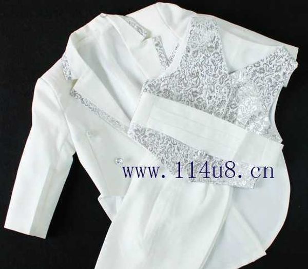 

clothing sets boys regular formal blazer limited real flat kids tuxedo suit boy children chorus dance come 4piece/set clothing sizes w0222, White