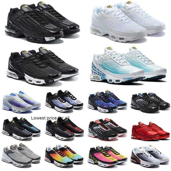 

2022 tn plus 3 running shoes mens trainers chaussures triple black laser blue bred hyper violet silver red smoke grey sports sneakers